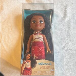 Disney Moana 2 Doll with Red and White Outfit